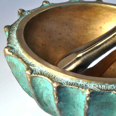 Tridacna Bronze Mortar and Pestle