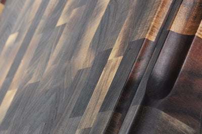 Square Walnut End Grain Butcher Block 16 x 16 x 1.75