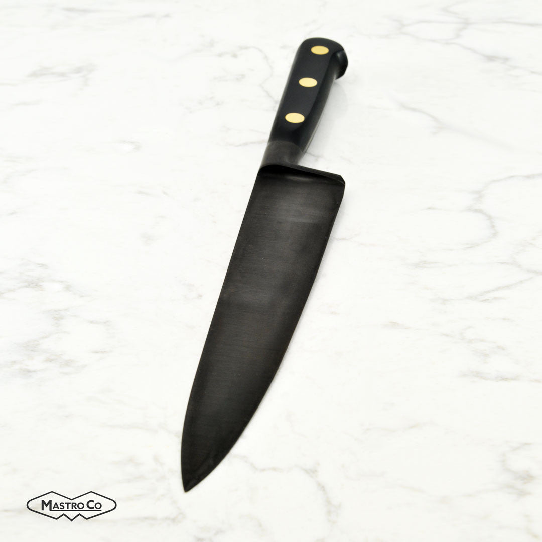Nothing mild about this steel-Carbon (aka mild) steel kitchen knives