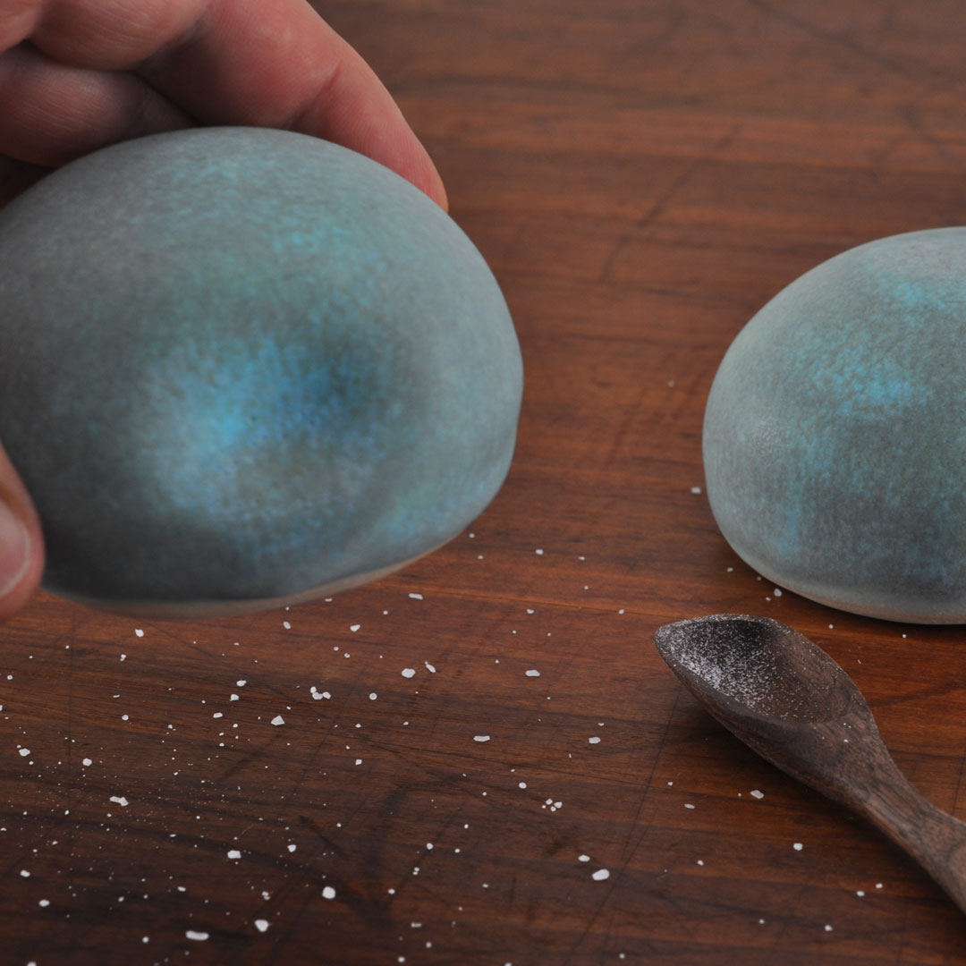 Pebble Salt and Pepper Shakers